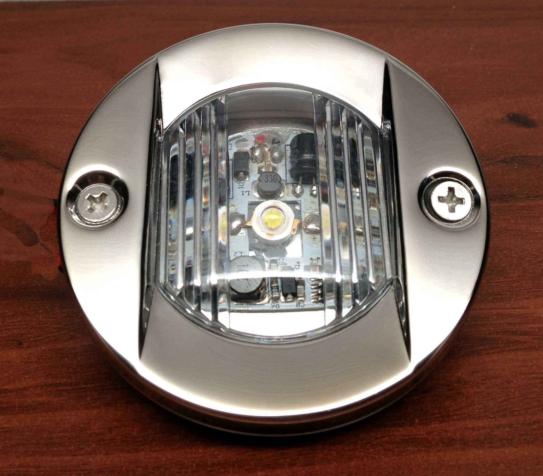 Pactrade Marine Boat Transom LED Stern Light Stainless Steel